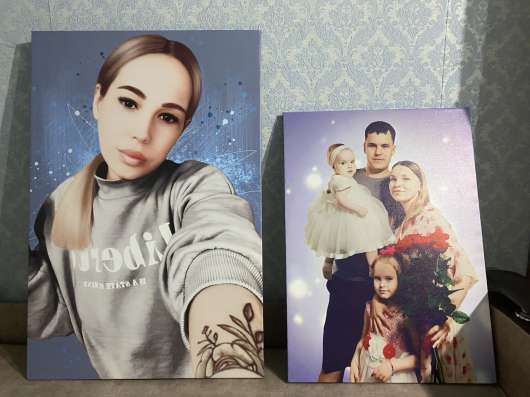 Портрет по фото на холсте в Астрахани фото 3