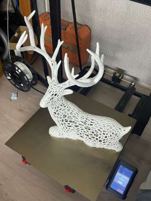 Новогодний олень из PLA+