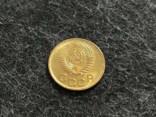 3) 1 копейка 1956 года. unc. Штемпельный блеск! в Москве
