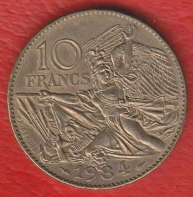 Франция 10 франков 1984 г. Франсуа Рюд в Орле