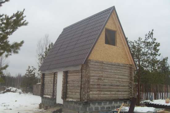 Подъем бревенчатого дома фото 3