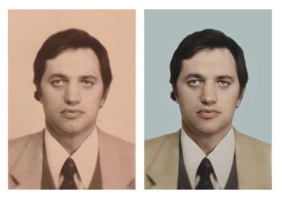 Реставрация фотографий, ретушь и колоризация в Москве фото 28