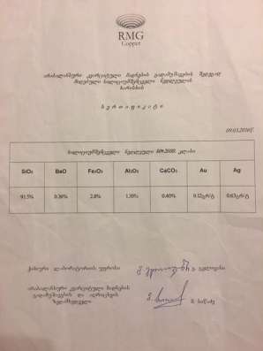 Продажа кварцитсодержащейруды