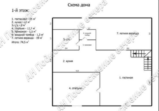 Продам коттедж в Москва.Жилая площадь 120  кв.м.Есть Канализация, Электричество. в Москве фото 3