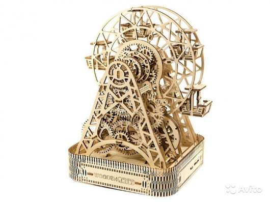Деревянный конструктор Колесо обозрения woodencity в Москве фото 3