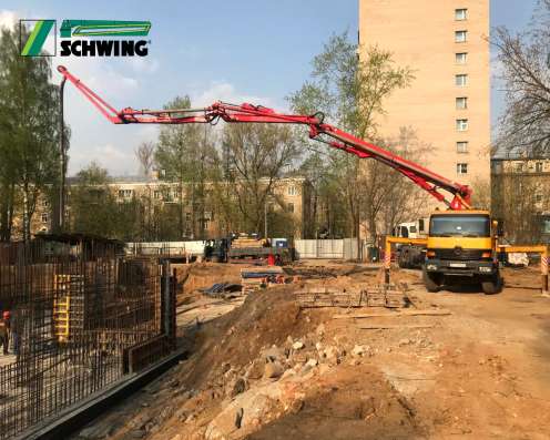 Аренда автобетононасосов Schwing в Москве фото 4