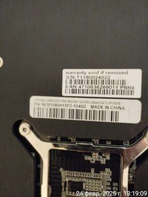 Видеокарта Nvidia GeForce GTX 1080 8 гб в Первоуральске фото 3
