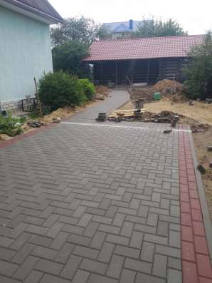 Укладка тротуарной плитки фото 18