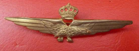 Италия знак Пилот королевских ВВС обр. 1946 г в Орле фото 4