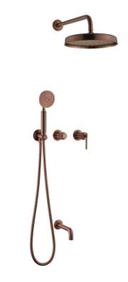 Душевая система Boheme Eterna Copper Brushed