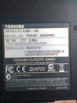 Toshiba Satellite A300 ноутбук корпус в Москве фото 7