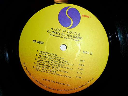 Climax Chicago Blues Band ‎– A Lot Of Bottle в Санкт-Петербурге