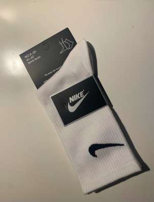Носки nike (высокие белые)