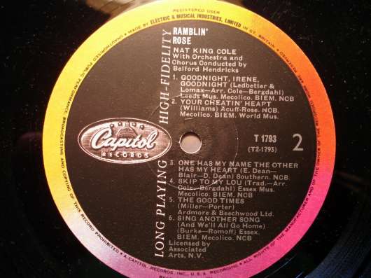 Nat King Cole ‎– Ramblin' Rose(UK) в Санкт-Петербурге
