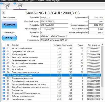 Жесткий диск 2 ТБ samsung