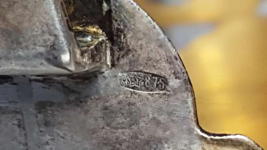 Серебряные подстаканники СССР. 875 проба. Вес 510 граммов в Москве фото 7