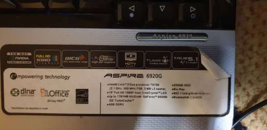 Ноутбук Acer Aspire 6920G в Тольятти фото 5