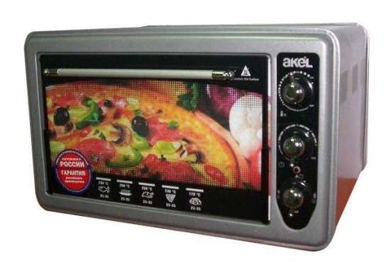 Мини-духовка Akel AF-730 Metal