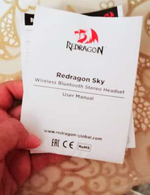 Беспроводные наушники Redragon Sky фото 8