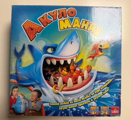 Настольная игра  «Акуло мания»