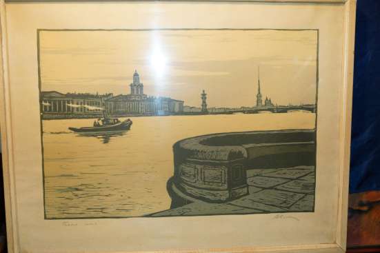 В.С. Слыщенко. Линогравюра