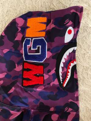 Зип худи bape shark