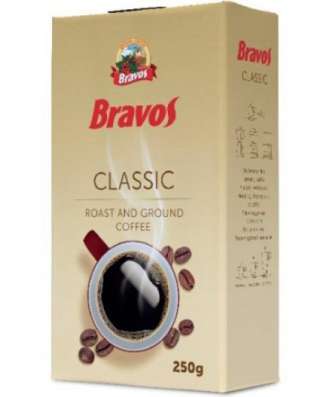 Кофе Bravos - молотый и в зернах