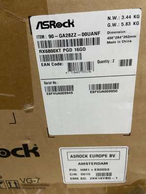 НОВЫЕ ASROCK RX6800XT Phantom Gameing OS