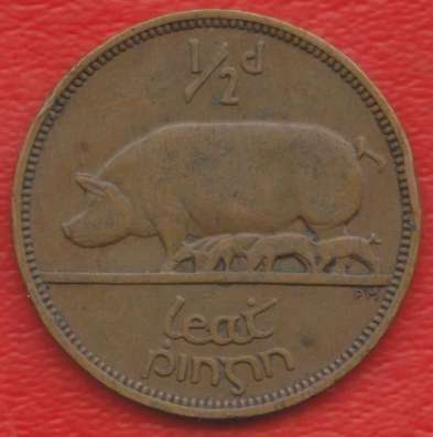 Ирландия 1/2 пенни 1940 г. РЕДКИЙ ГОД