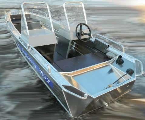 Купить лодку Wyatboat-390 У с консолями в Иванове фото 6