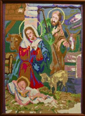 Картина вышитая крестиком