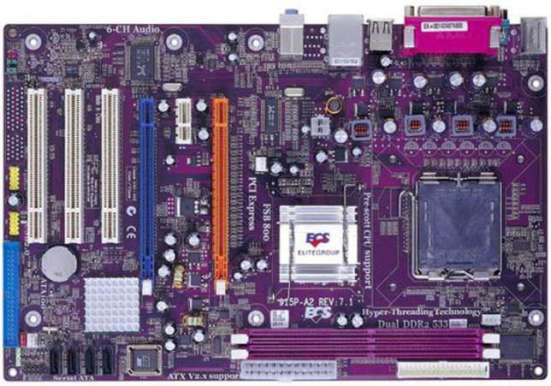 Материнская плата ECS 915PL-A2 / L REV3.1