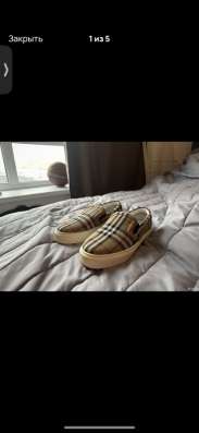 Слиппоны burberry