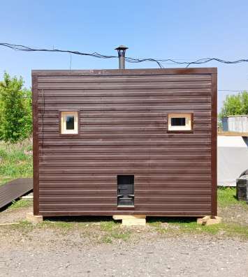 Готовая банька мини 2*3 метра