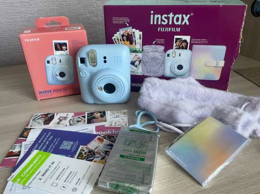 Instax mini 12 голубой