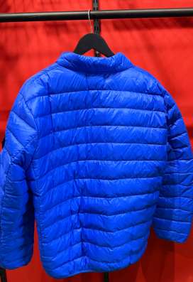Синий пуховик Stone Island в Москве фото 5