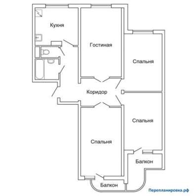 4х комнатная в москве в Москве фото 5