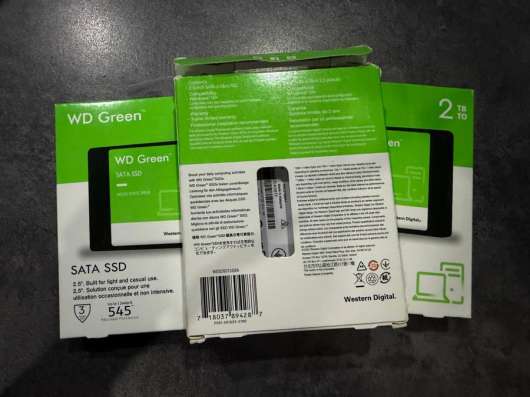 SSD 2TB WD Green новые в количестве в Ногинске