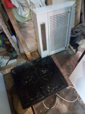 Газовая панель, вытяжка