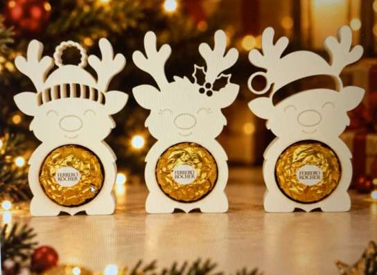 3D олени для FERRERO ROCHER