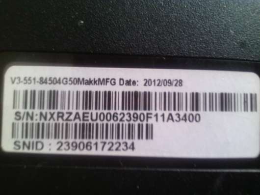 Acer Aspire V3-551 SSD, 4 ядра фото 5
