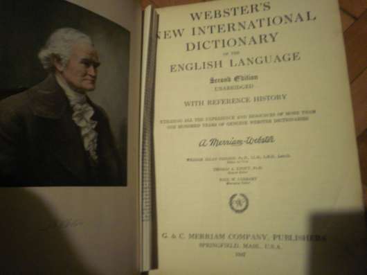 Webster's Словарь 1947 цвет вставки Англ 3710 стр Огромный в Москве фото 7