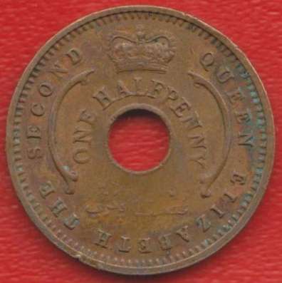 Нигерия Британская 1/2 пенни 1959 г.