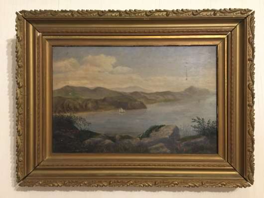 Картина антикварная 1902 год