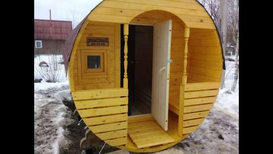 Баня бочка под ключ