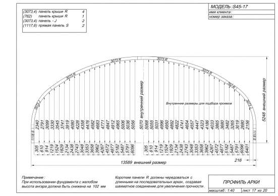 Ангар арочный сборный - цены и модели в Москве