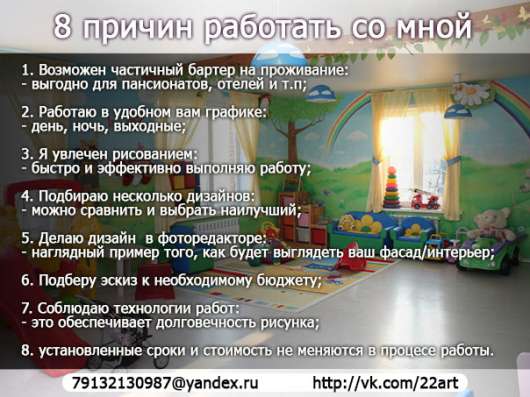 Настенная аэрография и граффити, роспись стен в Ялте фото 4