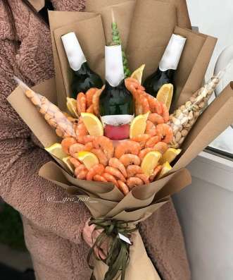 Съедобные мужские букеты