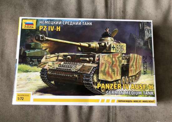 Сборная модель танка Pz. lV-H