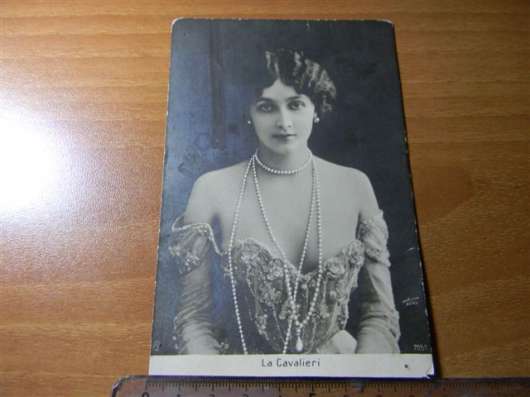 Открытка.La Cavalieri(Ла Кавальери)издатель:Reutlingyr Paris